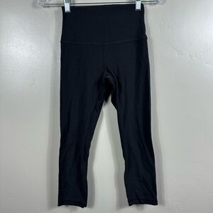 Lululemon Align Crop 21" Black Leggings (Third Release) Size 4